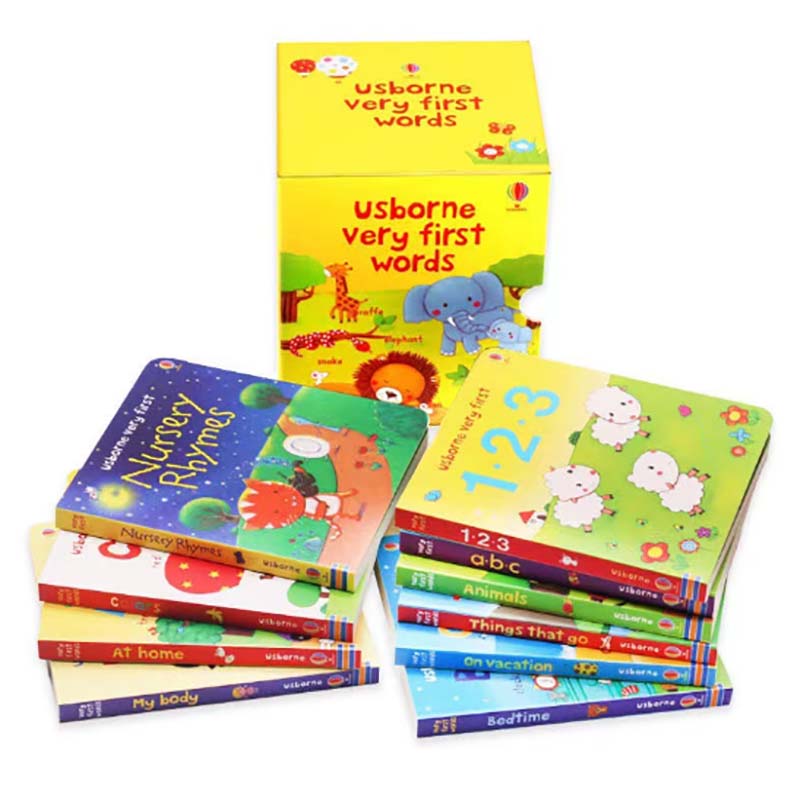 Baby Nursery Colors - Usborne Very First Words 10冊セット 赤ちゃん・子供向けボードブックコレクション