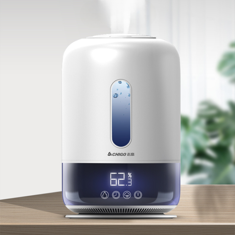 Baby Nursery Air Purifier - ささやきの静かな保育園用加湿器、エッセンシャルオイルディフューザー付き3-in-1空気清浄機、ナイトライト付き赤ちゃんに安全なクールミストマシン