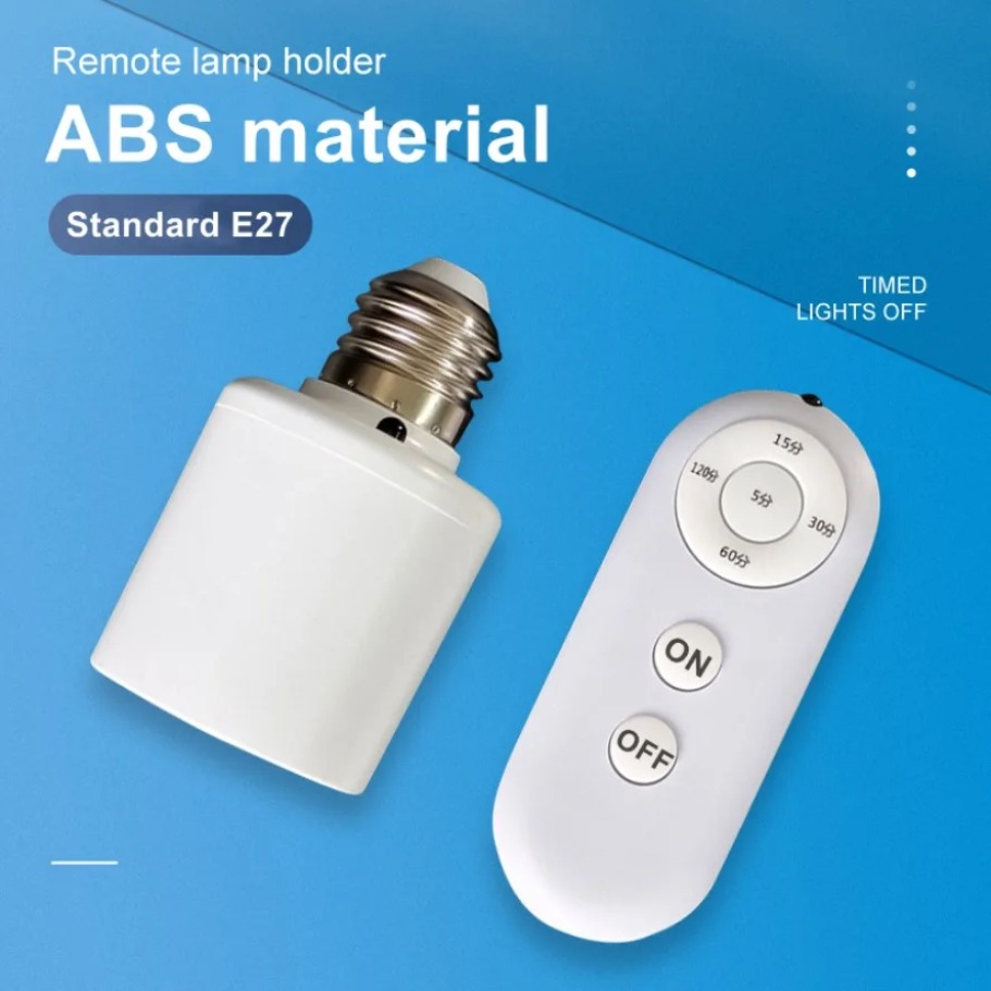 Baby Nursery Light - E27 60W ワイヤレスリモコン スマートタイマースイッチ ランプホルダー 110V