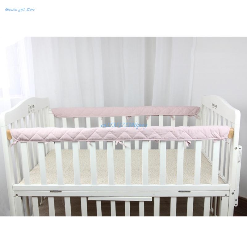 Baby Nursery Glider - ベビーベッド保護用の綿よだれかけ,新生児用保護,無地,傷防止,2ユニット