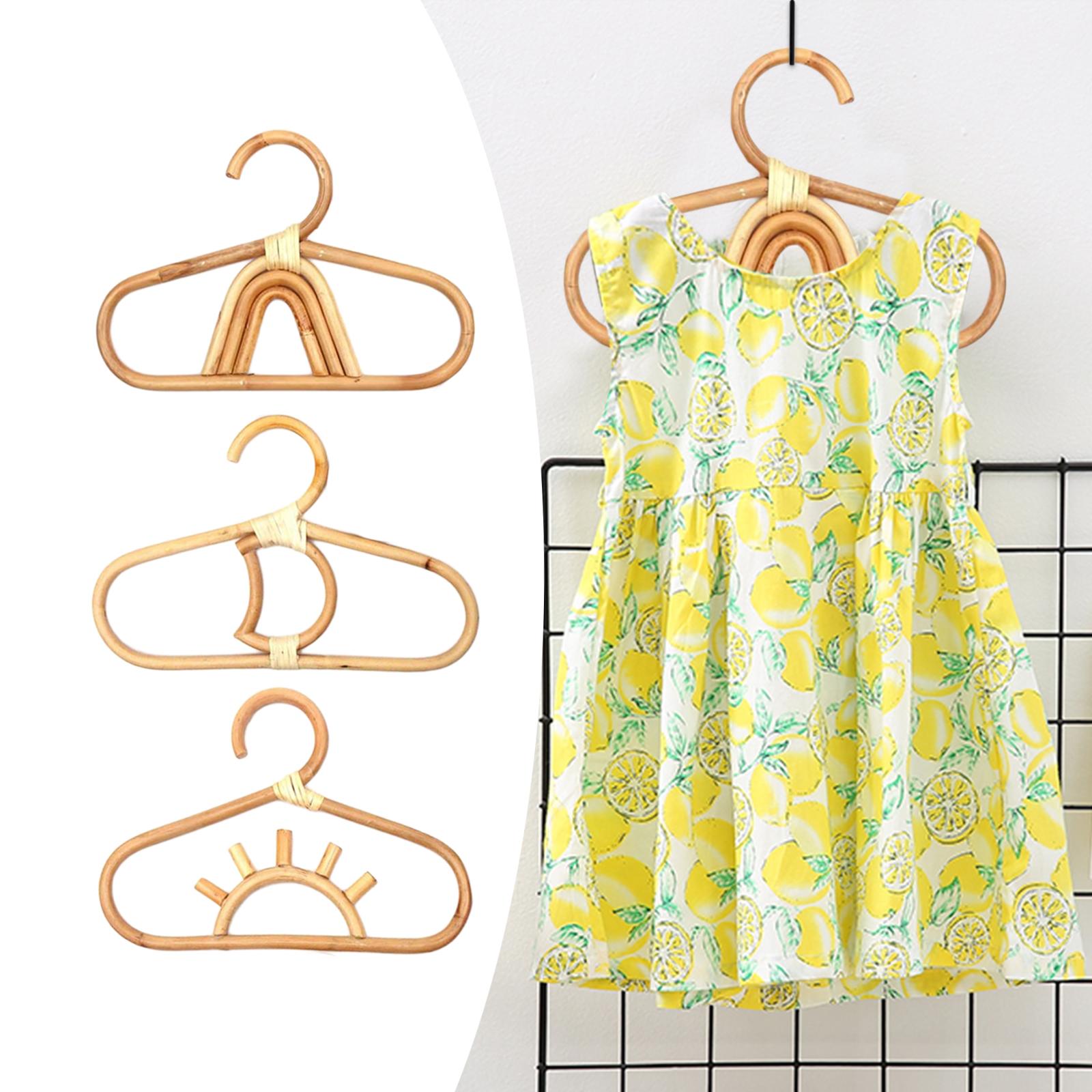 Baby Nursery Hooks - 子供服ハンガー服帽子ルームラタンスムーズナーサリーオーガナイザーハンギングフックハンガーボヘミアン子供ベビーキッズ