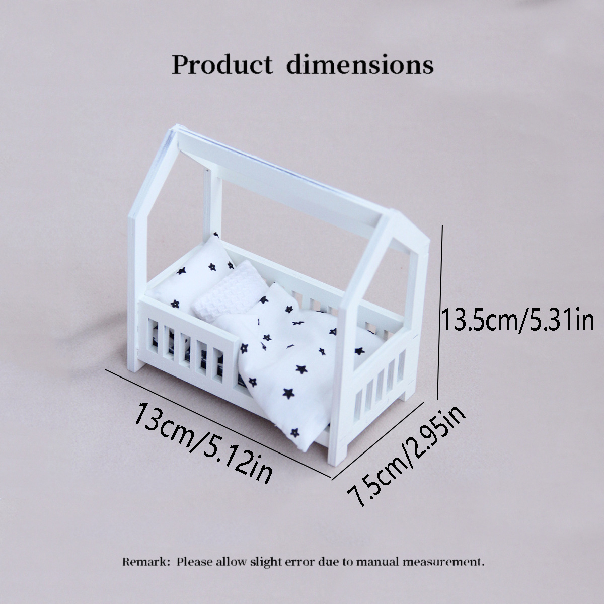1:12 ミニチュア木製ベビーベッド、リアルなドールハウス保 - Baby Nursery Age のレビューと価格