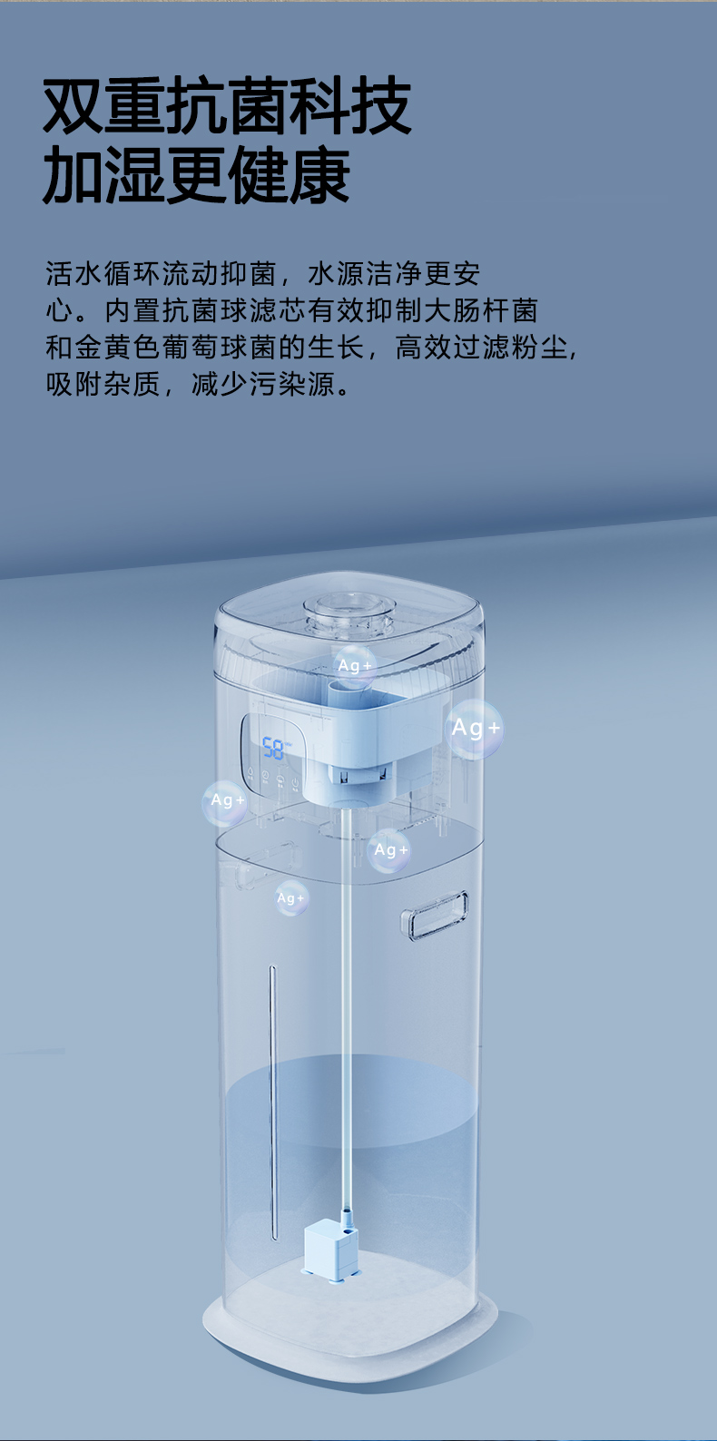 220V Chigo 床加湿器スマートホームサイレント大容量 - Baby Nursery Air Purifier のレビューと価格