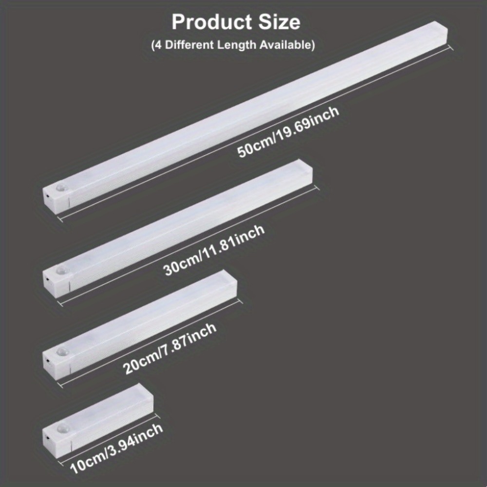 モーションセンサー付きワイヤレスLEDストリップライト –  - Drawer Dresser White のレビューと価格