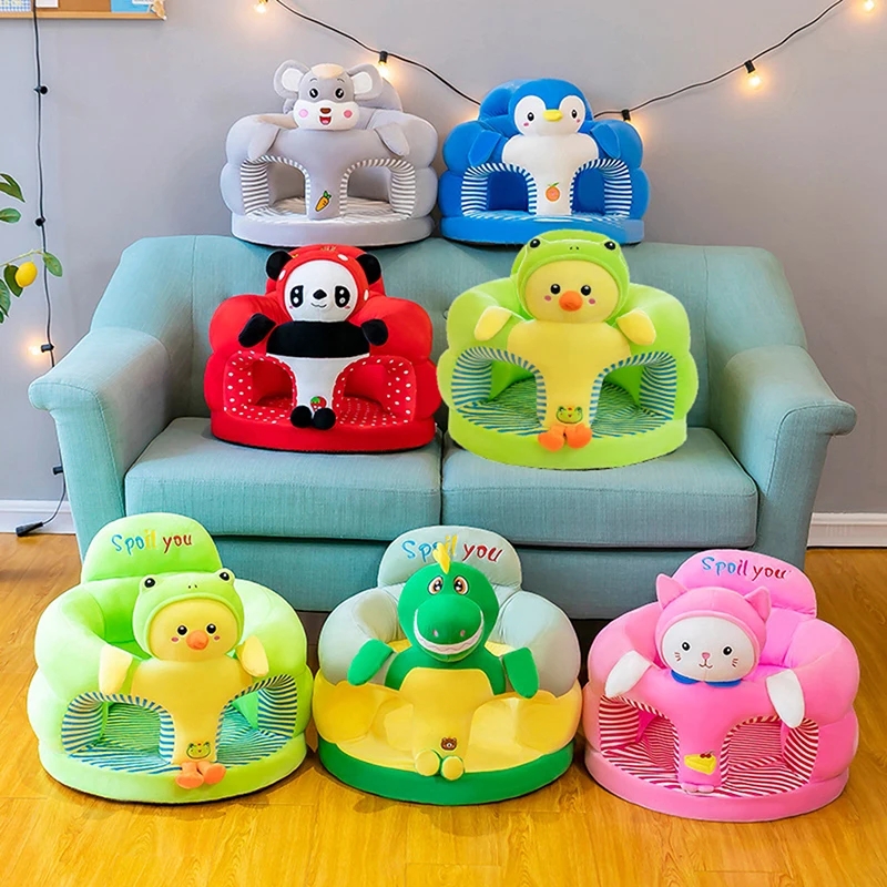 柔らかいぬいぐるみベビーサポートソファカバー、洗濯可能、幼児 - Baby Nursery Chair のレビューと価格