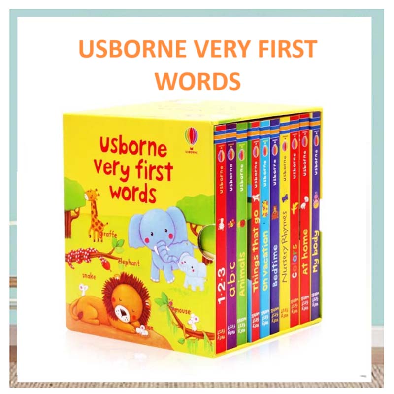 Usborne Very First Words 10冊セッ - Baby Nursery Colors のレビューと価格