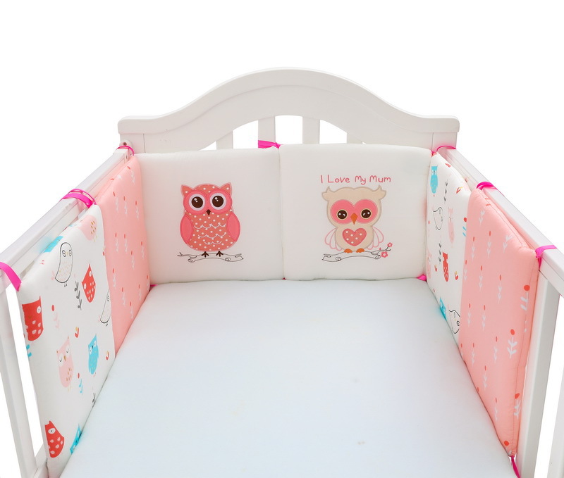 6 ピース/セットベビーベッドプロテクターベビーベッドバンパ - Baby Nursery Glider のレビューと価格
