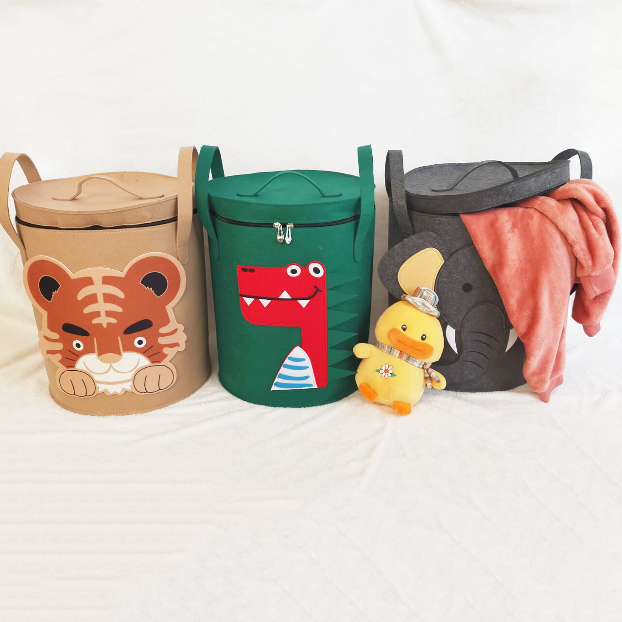 漫画動物柄収納バスケット 大容量 折りたたみ式おもちゃオーガ - Baby Nursery Basket のレビューと価格
