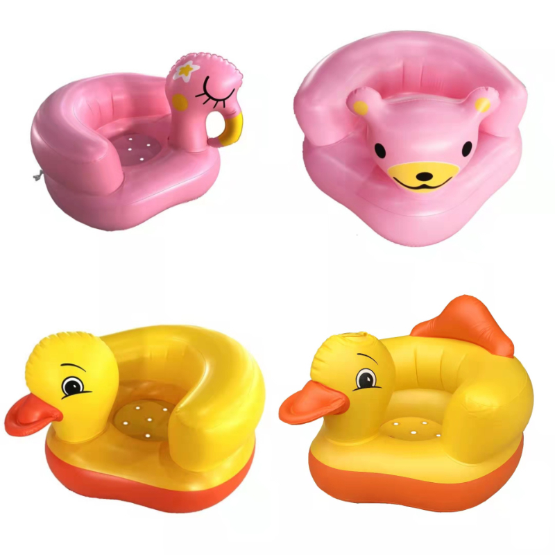 ポータブルで折りたたみ式のインフレータブルベビーソファチェア - Baby Nursery Chair のレビューと価格