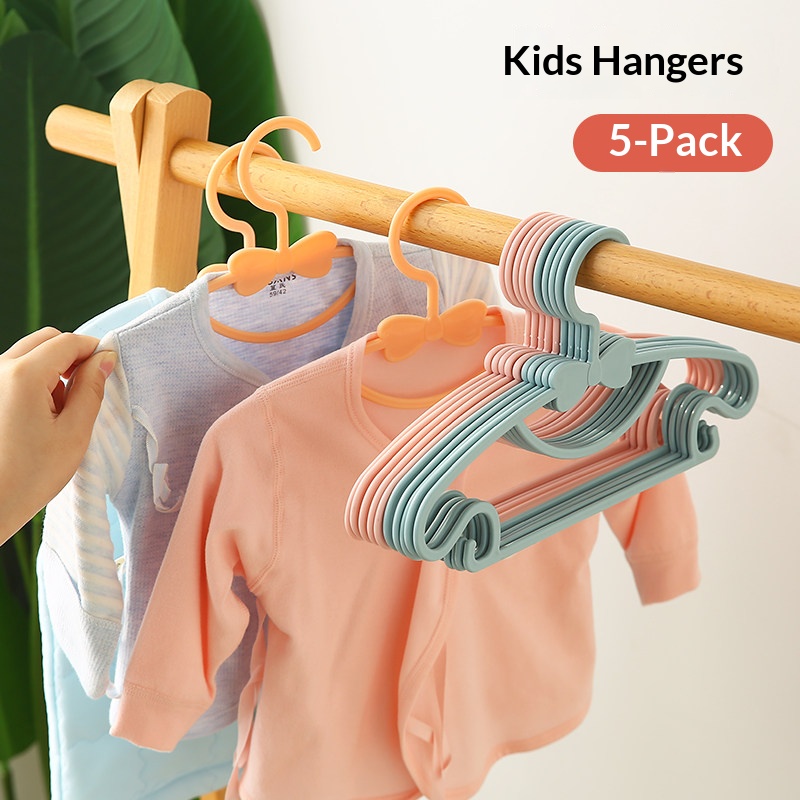 PPプラスチック製ベビーハンガー、かわいいリボン付き、滑り止 - Baby Nursery Hooks のレビューと価格