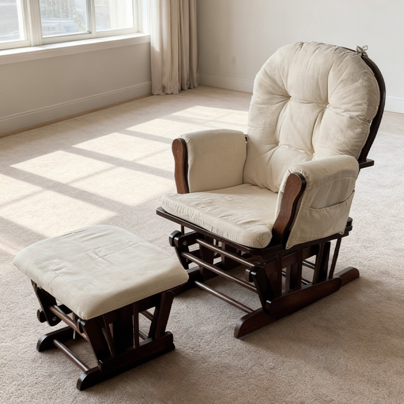 モダンな木製マタニティママ用ナーサリーチェア、大人用授乳用木 - Baby Nursery Chair のレビューと価格