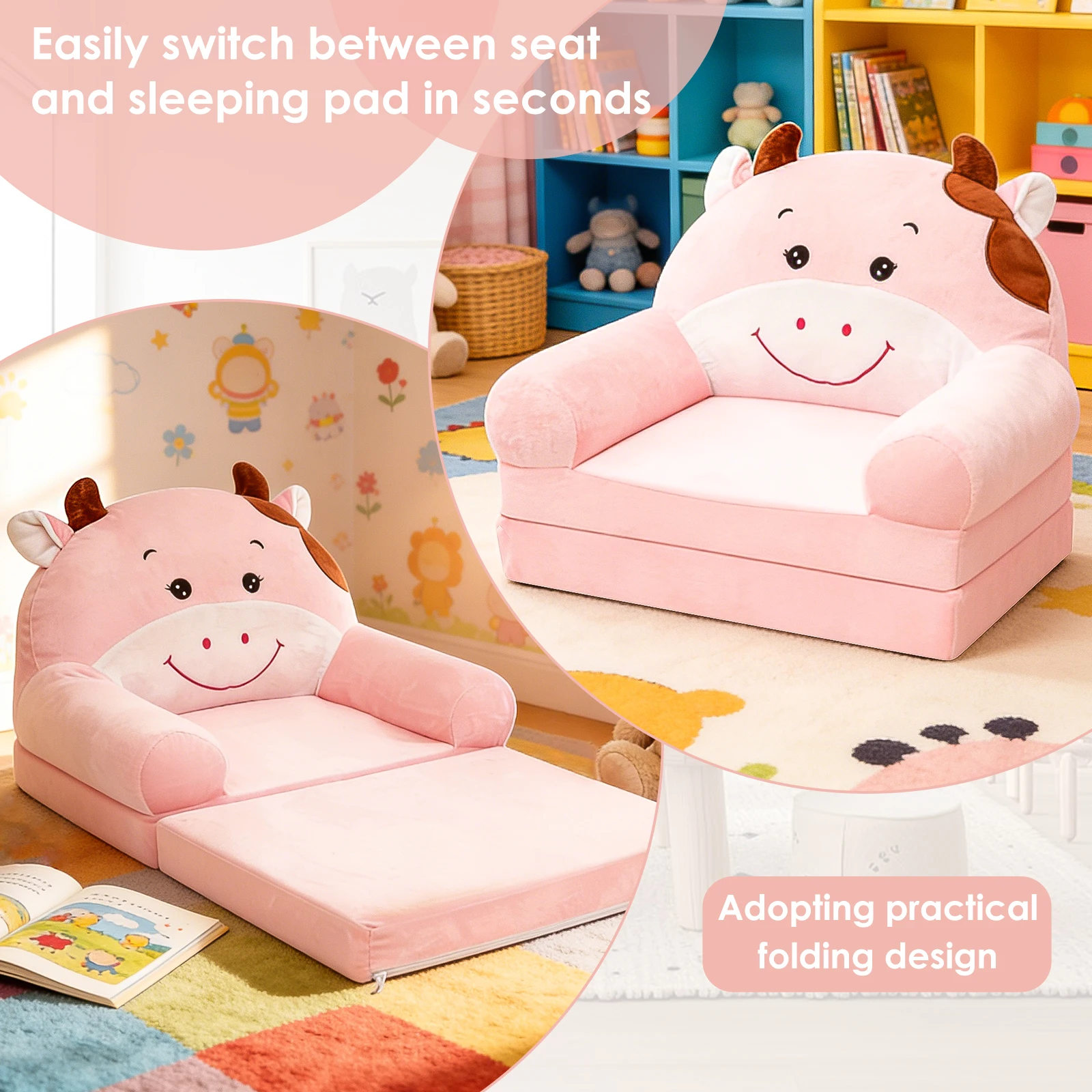 折りたたみ式子供用ソファベビーシートチェアフォーム入り幼児用 - Baby Nursery Chair のレビューと価格