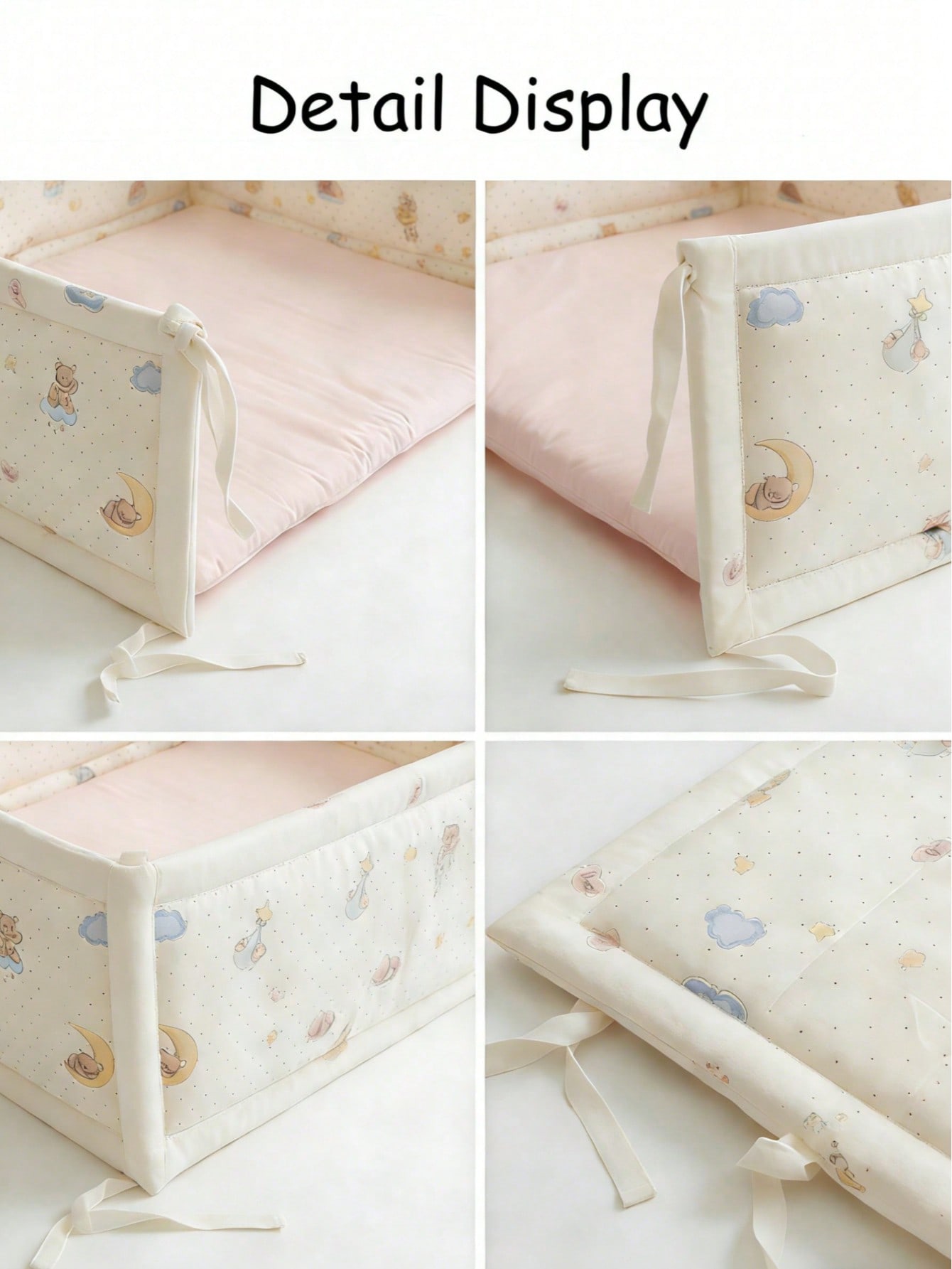 ベビーバンパー ベビーベッドバンパー保護ベッド枕クッション  - Baby Nursery Glider のレビューと価格