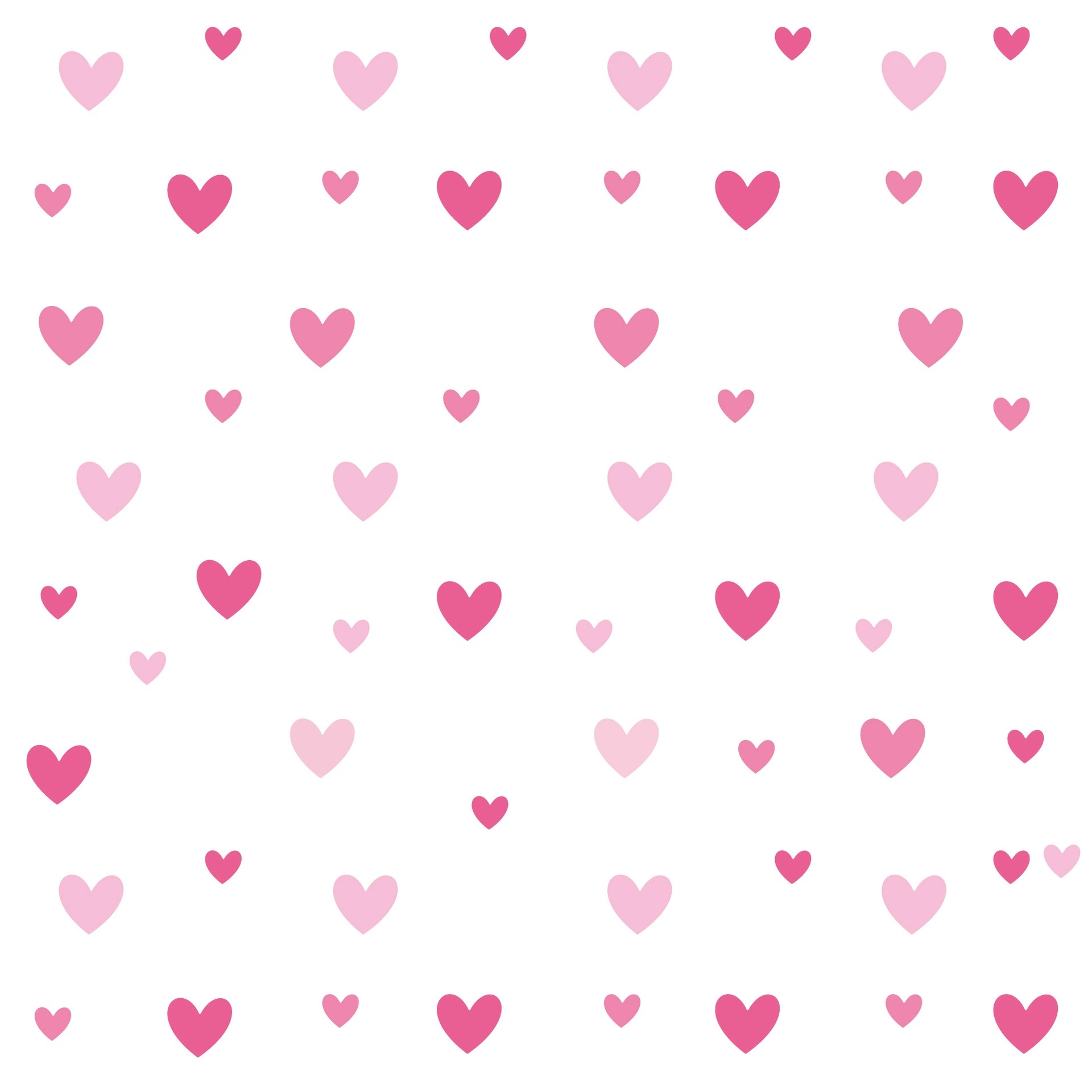 170 個 = 10 シートピンクハートウォールステッカー大 - Baby Nursery Wallpaper Girl のレビューと価格