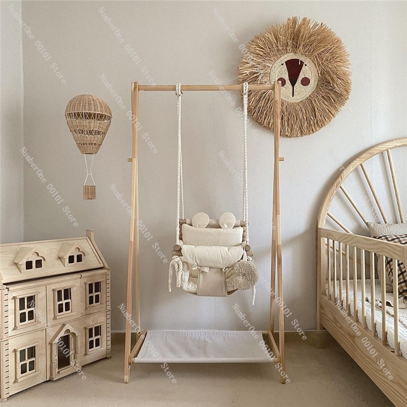 韓国風室内吊り下げ椅子、ベビー＆家庭用スイング、籐製小型バス - Baby Nursery Chair のレビューと価格