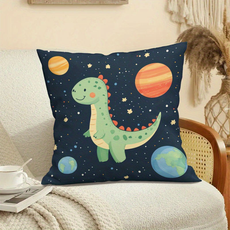 かわいい恐竜宇宙惑星クッションカバースローピロー保育園装飾子 - Baby Nursery Chair のレビューと価格