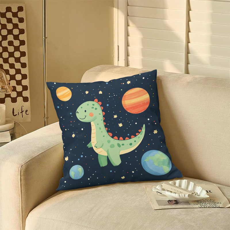 かわいい恐竜宇宙惑星クッションカバースローピロー保育園装飾子 - Baby Nursery Chair のレビューと価格