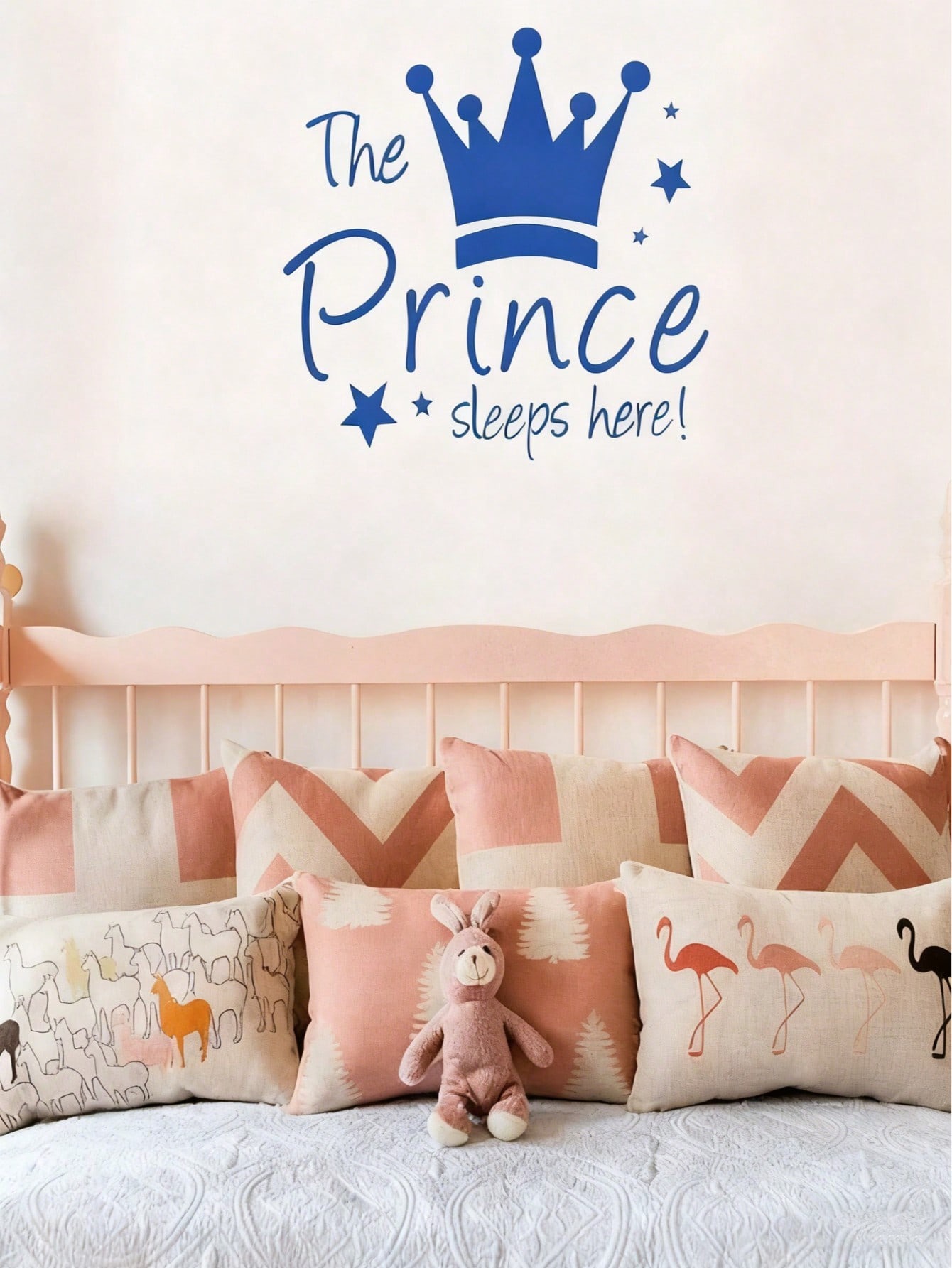 取り外し可能なプリンセスクラウンウォールステッカー「プリンセ - Baby Nursery Wallpaper Girl のレビューと価格