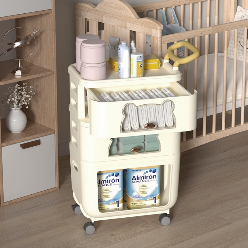 多目的リビングルーム収納オーガナイザー、ベビーおもちゃ収納ラ - Baby Nursery Utility Cart のレビューと価格