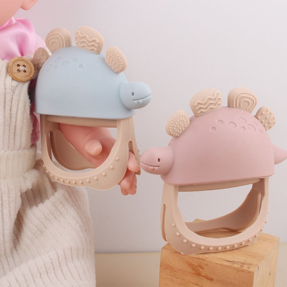 かわいい食品グレードシリコン恐竜歯固め、木製取り外し可能幼児 - Baby Nursery Colors のレビューと価格