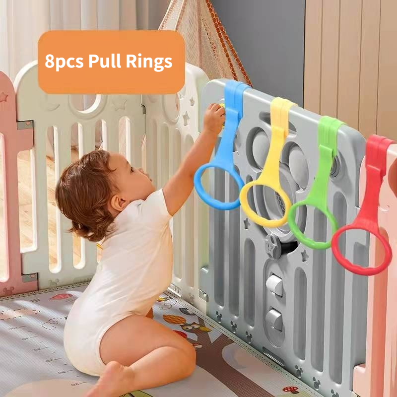 ベビーサークル、ベビーベッド、ベビーガードレール用プルリング - Baby Nursery Hooks のレビューと価格