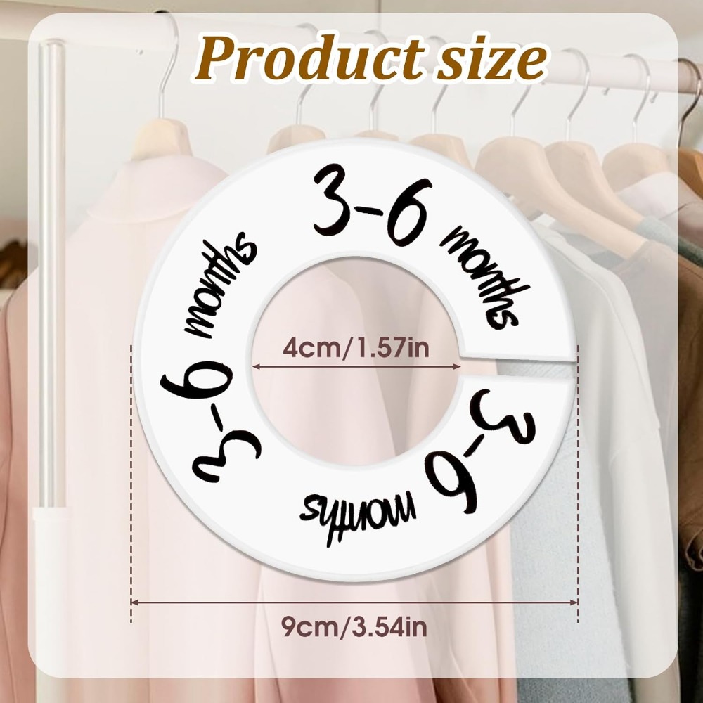 ベビー用クローゼット仕切りセット、6つのオーガナイザー、保育 - Baby Nursery Age のレビューと価格