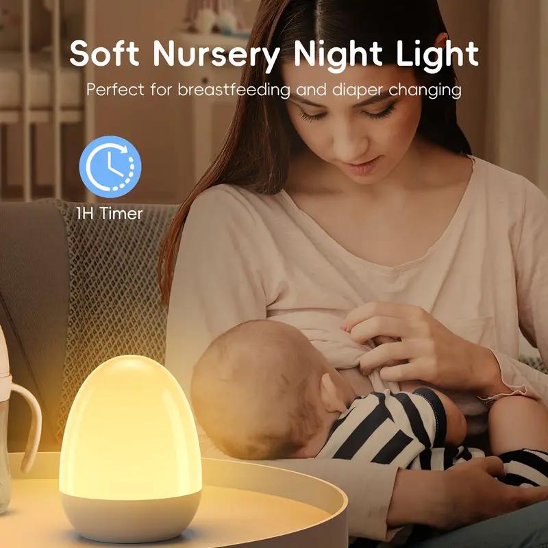 充電式のポータブルエッグナイトライト,ベビーケア用のタッチラ - Baby Nursery Light のレビューと価格