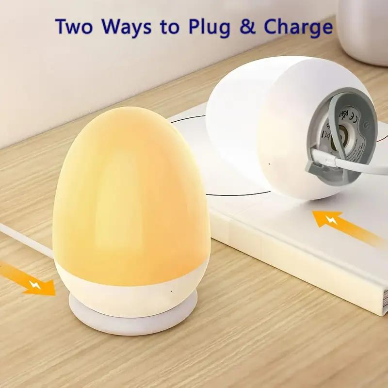 充電式のポータブルエッグナイトライト,ベビーケア用のタッチラ - Baby Nursery Light のレビューと価格