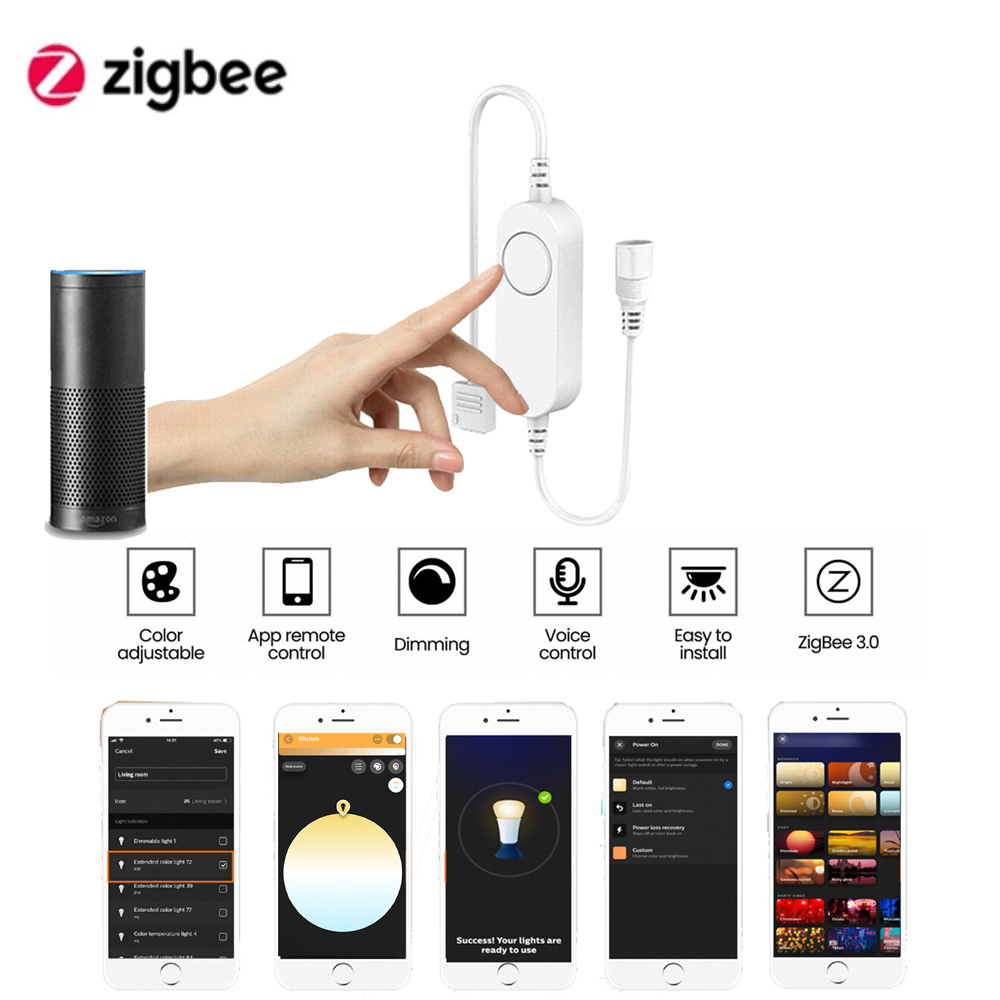 Zigbee 3.0対応 丸型デュアルホワイトLEDアンダー - Drawer Dresser White のレビューと価格