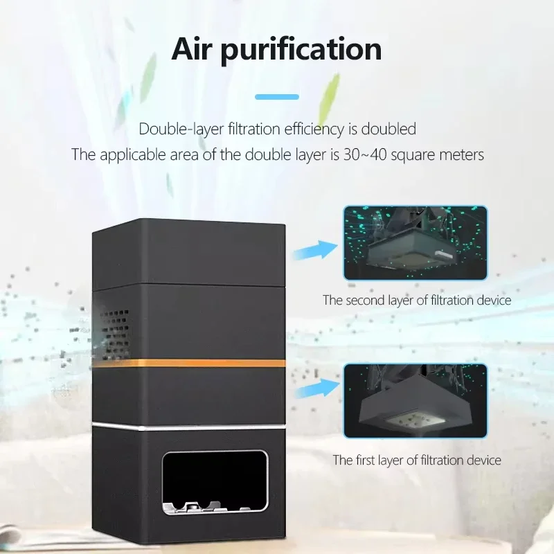 ポータブルベビールーム空気清浄機スクエア型家庭用ベンチ睡眠補 - Baby Nursery Air Purifier のレビューと価格
