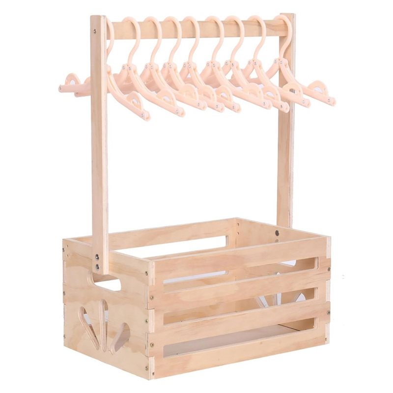 木製ベビーシャワーギフトバスケット（ハンドル付き）、ベビー収 - Baby Nursery Basket のレビューと価格