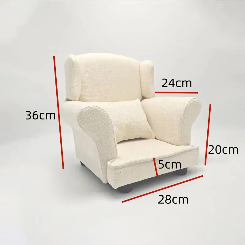 赤ちゃんの写真撮影ソファチェアベッド新生児スタジオアクセサリ - Baby Nursery Chair のレビューと価格