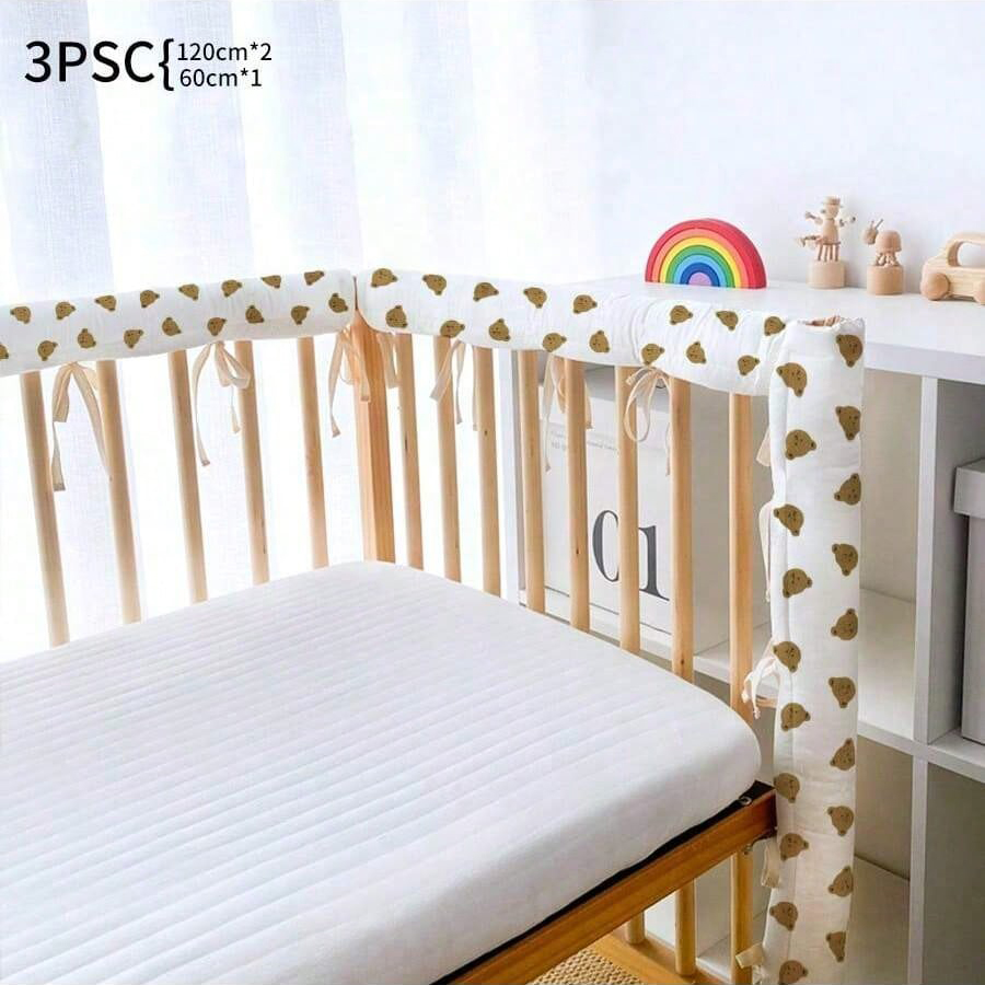 3個入りベビーベッドバンパーストリップ、ベビー用連結ベッド  - Baby Nursery Glider のレビューと価格