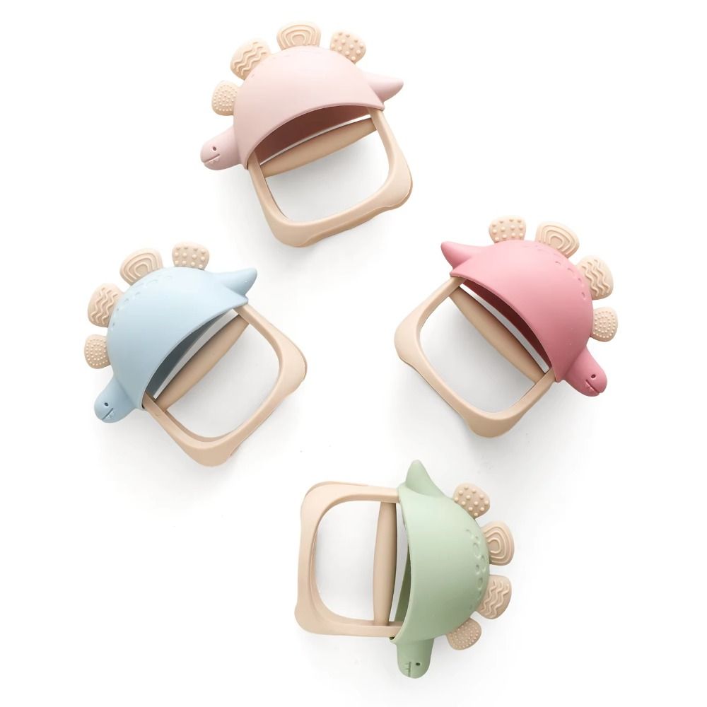 食品グレードシリコン製恐竜歯固め、取り外し可能なテクスチャ表 - Baby Nursery Colors のレビューと価格
