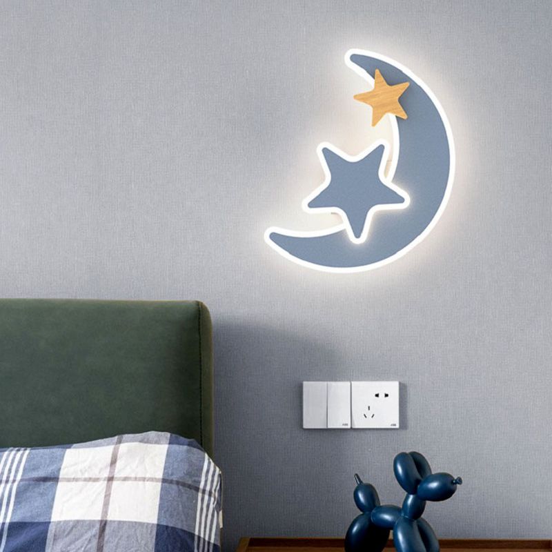モダンでクリエイティブなLEDウォールランプ,漫画のキャラク - Baby Nursery Light のレビューと価格